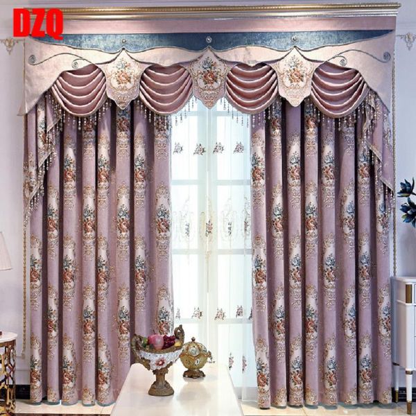 

curtain & drapes high-class european-style luxury full shading havelock thickening heat insulation sitting room the bedroom