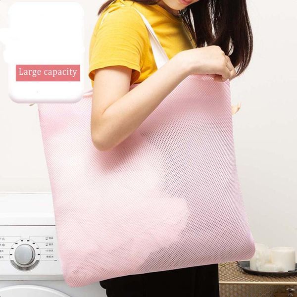 

laundry bags clothes washing machine bra aid lingerie mesh net wash bag basket femme polyester supplies cleaning
