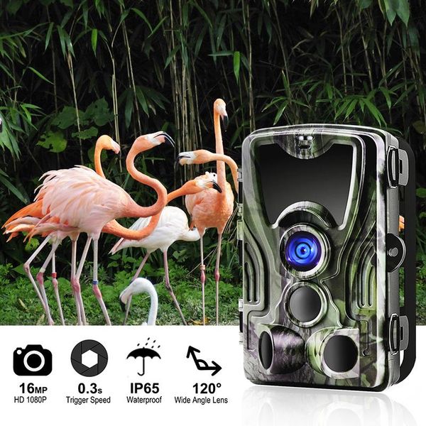 

hunting camera 16mp trail night vision ip65 wildlife surveillance 940nm po-traps chasse scouts cameras