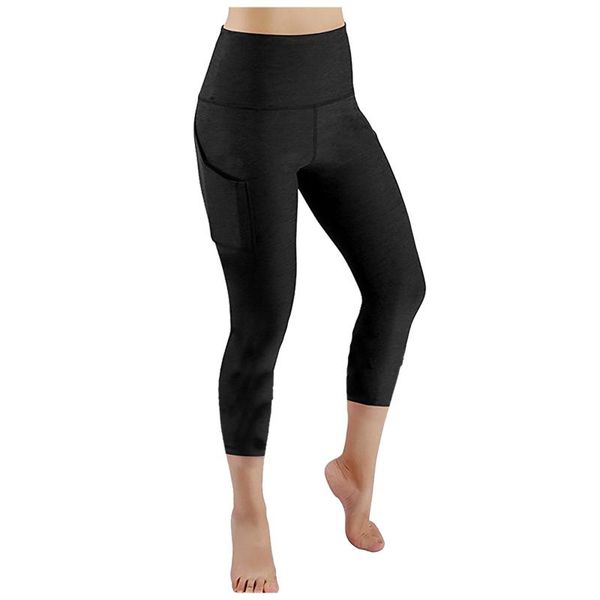 

women's leggings womens quick dry pants women leggins sport fitness tights 50n, Black