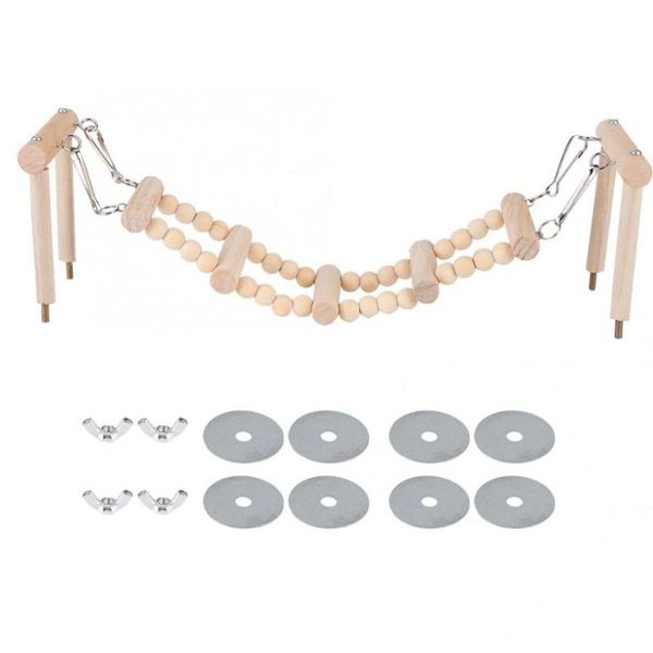 

other bird supplies natural wood toy climbing ladder swing standing chewing gift cage for
