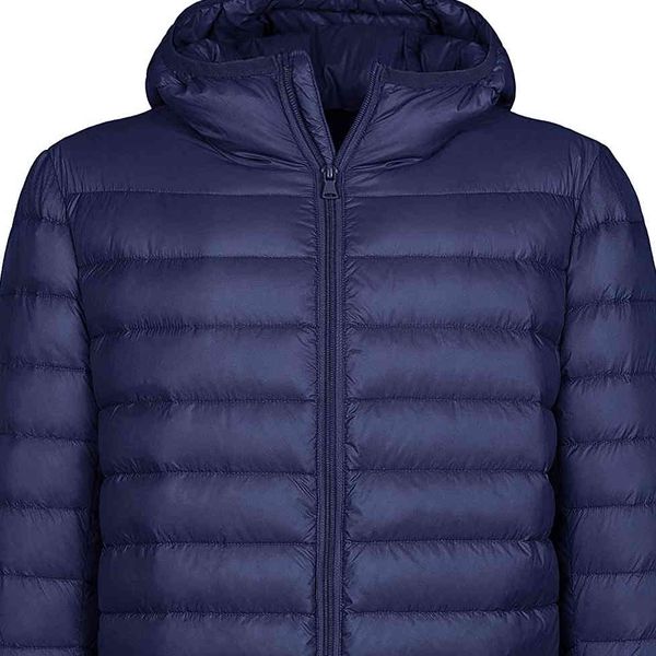 

men's outdoor winter windbreaker puffer down et hood et quilted padded coat warm et, Black