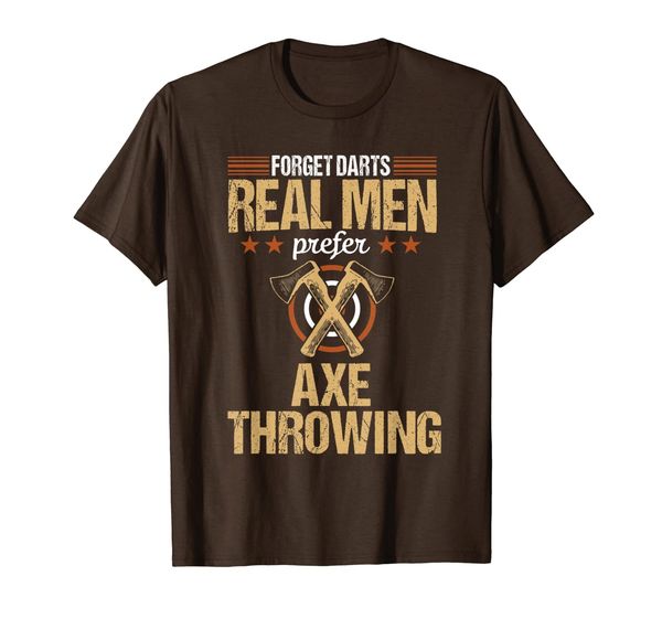 

Axe Throwing Funny Real Men Lumberjack Hatchet Thrower Gift T-Shirt, Mainly pictures