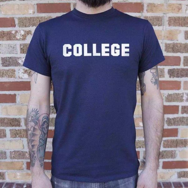 

college t-shirt | short sleeve graphic tee, White;black