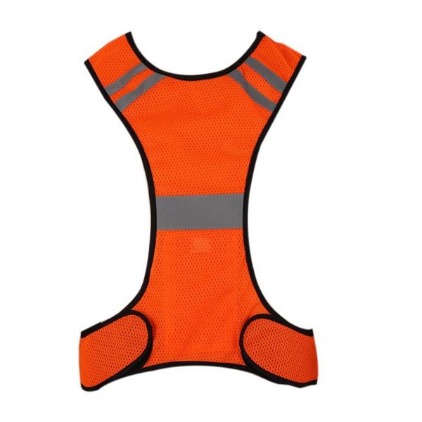 

running jerseys vest 2021 high visibility led reflective safety jacket men women night cycling, Black;blue