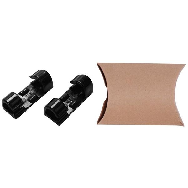 

gift wrap 50pcs kraft pillow shape wedding favor box with 20pcs cable winder home office organizer stationary wire clips