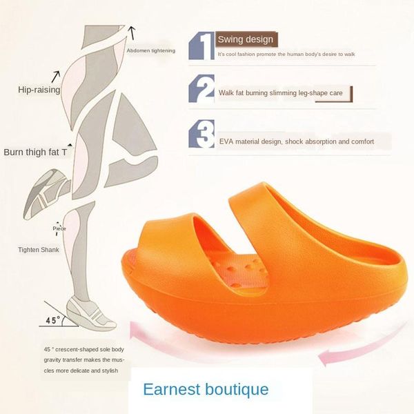 

slippers exercise to lose weight thin legs shake net red women's leg support massage thick bottom, Black