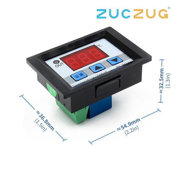 

integrated circuits youe shone dc 12v digital led temperature thermostat controller 10a control switch probe -50-110 degrees