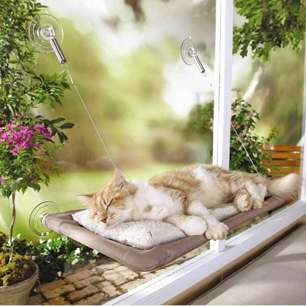 

cat beds & furniture faroot window mounted bed hanging suction hammock pet sunshine wall perch kitten