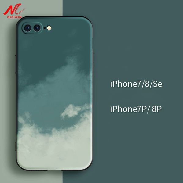 

lx brand for iphone 7 8 plus case watercolor liquid silicon case for iphone 7plus 8plus se 12 mini 11 pro max iphone xr soft cover