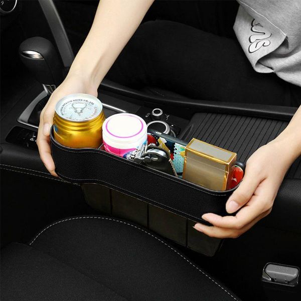 

car organizer multifunctional seat front filler leather storage box decor e7ca