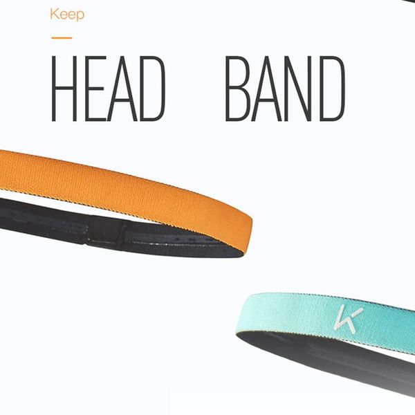 

keep sports headband antiperspirant running non-slip sweatband, Yellow;black