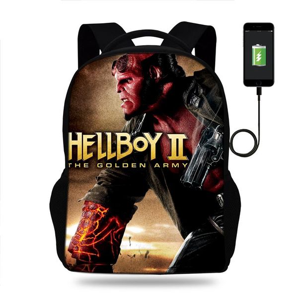 

backpack usb charging school bag laphellboys printed schoolbag for teenager boys girls knapsack