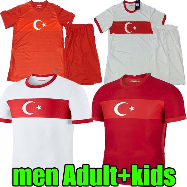 

20 21 22 turkey soccer jerseys turquia national team 2021 2022 men adult+kids celik demiral ozan kabak calhanoglu yazici home away training, Black;yellow