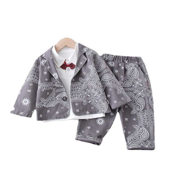 

fashion spring autumn children casual clothes boy baby girls jacket t-shirt pants 3pcs/sets toddler costume kids sport suits clothing sets, White