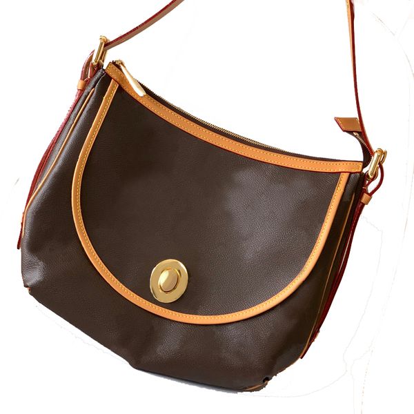

vintage baguette bags tulum canvas casual hasp soft big cambered handbag shoulder with box b084-1 40075 bag0001 5a quality