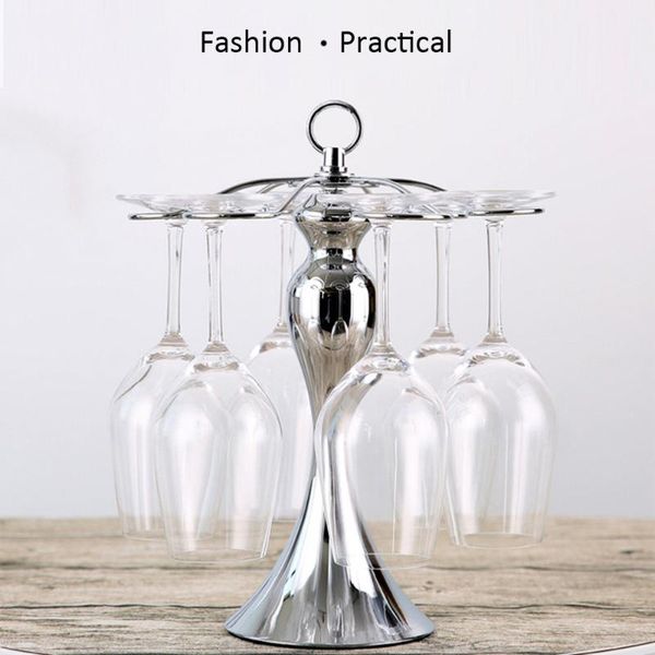 

kitchen storage & organization goblet holder wine cup rack red glass standing stainless steel hanging drinking glasses for restaurant bar pa