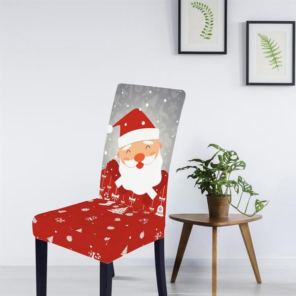

christmas chair cover multicolor printing xmas party decorative seat mat chaircase for el dining room covers