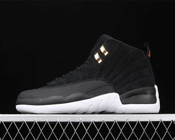 

jumpman 12 reverse taxi high mens basketball shoes 12s black white fashion sneakersphdy