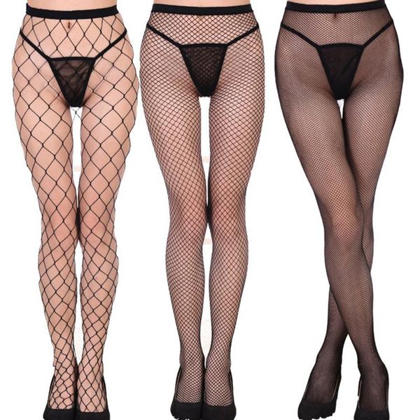 

stockings large mesh small fishnet pantyhose socks & hosiery, Black;white