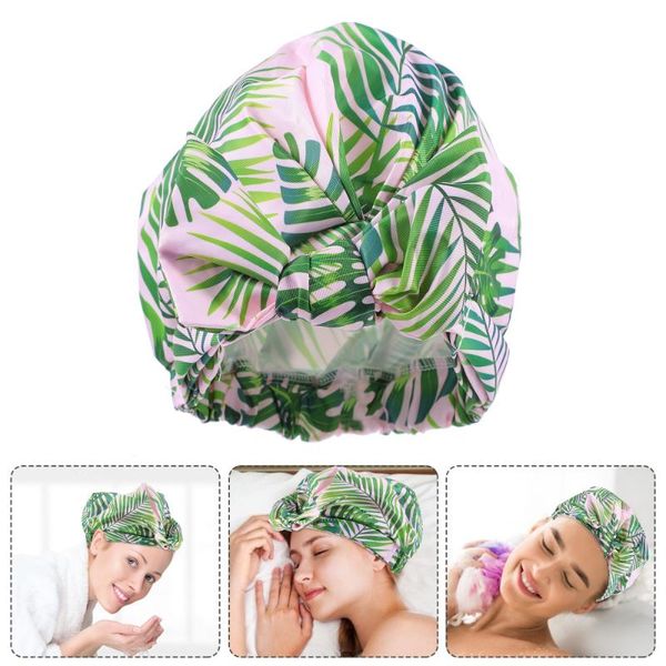 

shower caps adjustable elastic cap hair wrap waterproof chic
