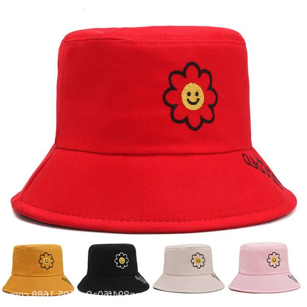 

children's girl spring fisherman's summer sunscreen breathable sun student adjustable travel basin hat, Yellow