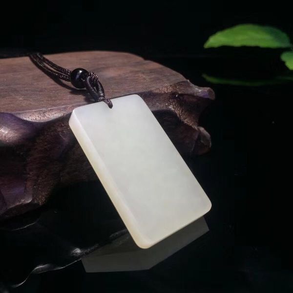 

lockets exquisite hetian jade pendant h6#, Silver