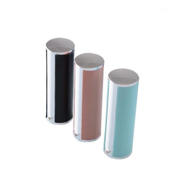 

12.1mm empty makeup lipstick tube round luxury leather diy lip tubes bottle gloss cosmetic containers for lady 100pcs
