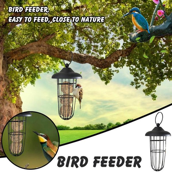 

other bird supplies simple wild metal feeder hanging feeders viewing window for garden yard decoratio outdoor bucket tray birdhouse
