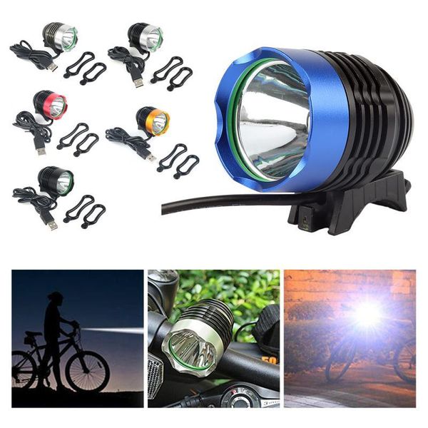

bike lights light front battery powered 1200 lumen t6 bicycle led headlight lamp waterproof cycling accessories