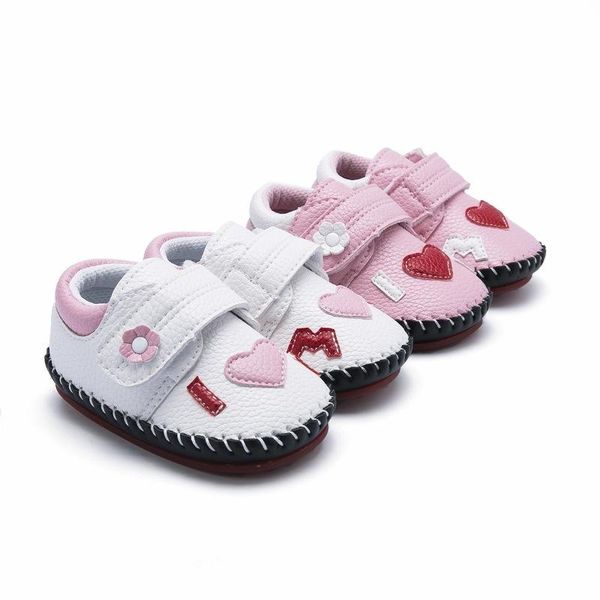 

heart-shaped children's shoes made of pu leather - non-slip comfortable garden beach moccasins sneakers 2021 first walkers