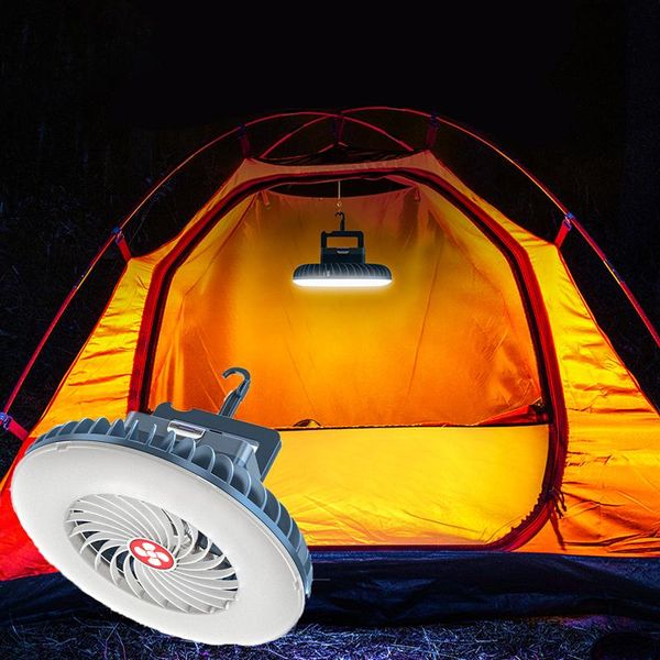 

portable lanterns 54 led camping fan multifunction lighting electric outdoor waterproof light usb rechargeable tent