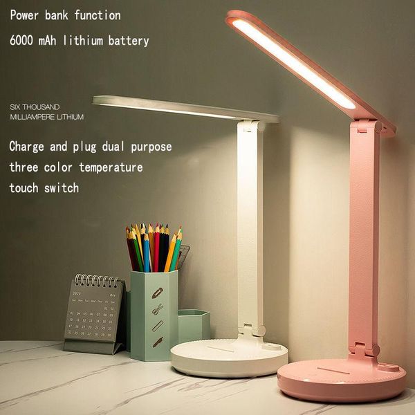 

table lamps led desk lamp eye protection study office usb rechargeable plug-in bedroom bedside student dormitory artifact reading