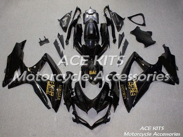 ACE Kitleri% 100 ABS Motosiklet Motosiklet Kurayları Suzuki GSXR 600 750 K8 2008 2009 2010 Yıllar Çeşitli Renk No.1512