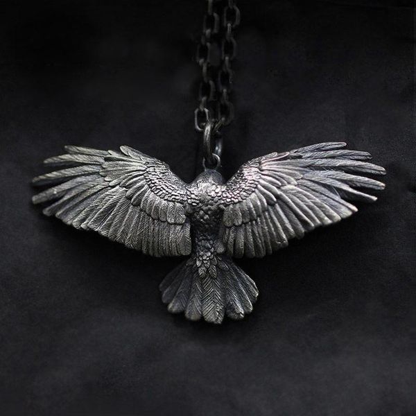 

chains original design eagle pendant domineering men's trendy fashion silver necklace jewelry accessories