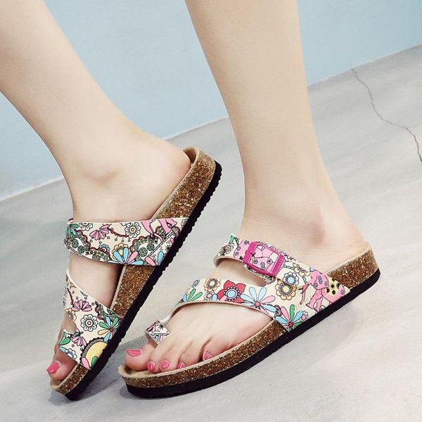 

female summer seaside beach slippers big size 41 42 cork couples womens flip-flops students slides, Black