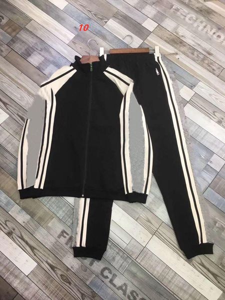 

designer mens tracksuit luxury men sweatsuits long sleeve classic fashion pocket running casual man clothes outfits pants jacket two piece, Gray