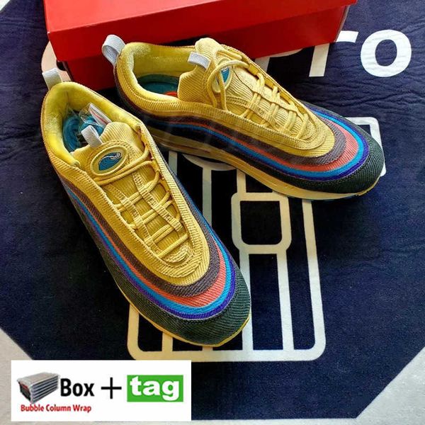 

with og box sw running shoes sean wotherspoon vivid sulfur multi yellow blue hybrid trainers 2021 men women sneakers size 36-45, Black