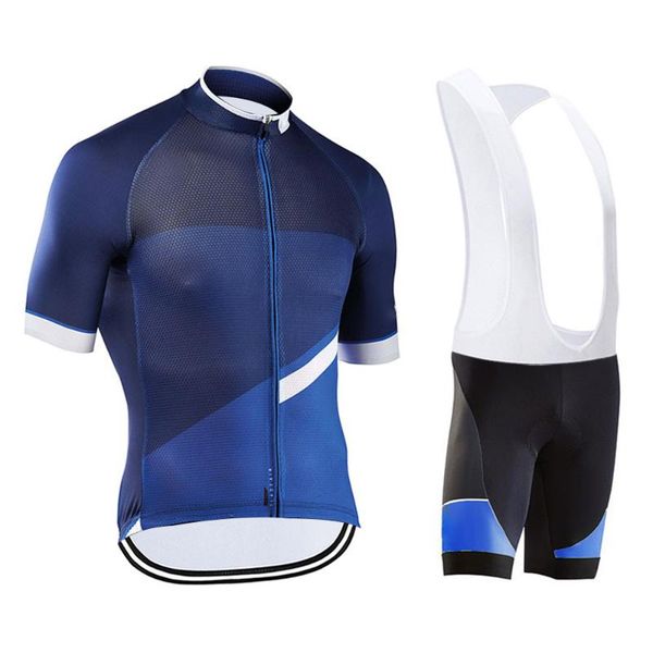 

racing sets 2021 cycling jersey set breathable bicycle clothing riding bike clothes short sleeve sports men ropa ciclismo, Black;blue