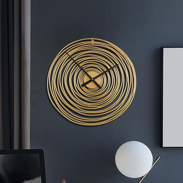 

nordic light luxury wall clock living room home ornishings simplistic silent art deco clocks