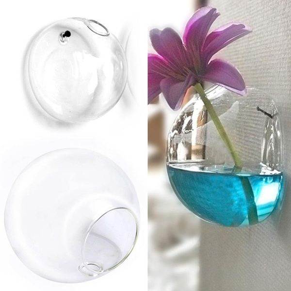 

vases wall hang glass flower planter vase terrarium container home garden decor ball shape