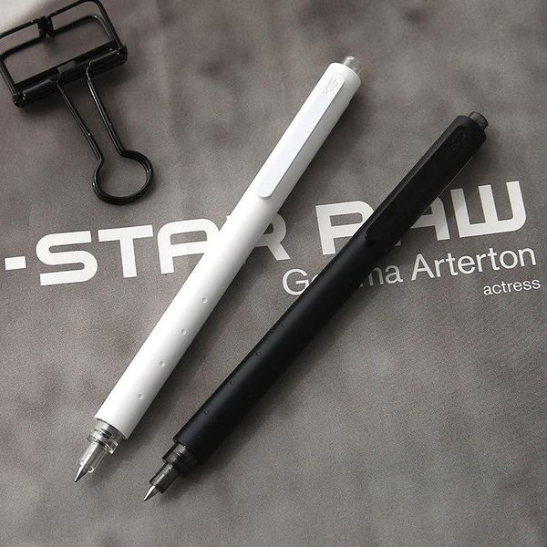 

gel pens kaco rocket black ink retractable pen 10pcs/box student writing tip plastic neutral office and school supplies