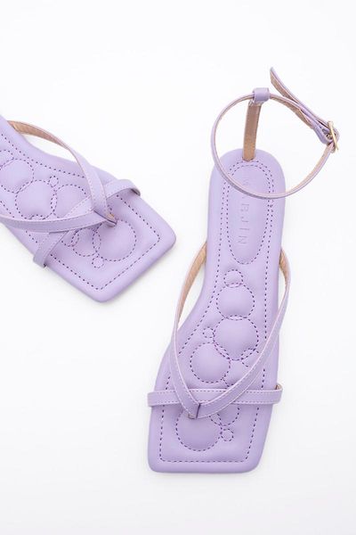 

sandals women lilac thong, Black