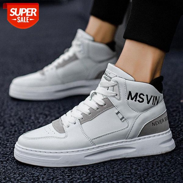 

winter men's shoes high-fashion increase board trend breathable casual sports white canvas trendy #vs20