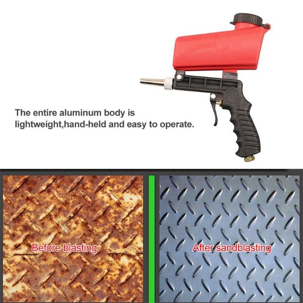 

professional spray guns small handheld pneumatic sand-blasting gun portable rust removing sprayer sand blasting power tool