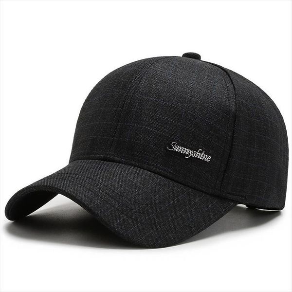 

casual baseball cap cotton dad hat knitted textured adjustable sport outdoor sun snapback, Blue;gray
