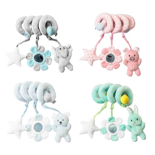 

stroller parts & accessories 3pcs/lot baby crib surrounds bed hang plush toy children trolley pendant infant cots early education