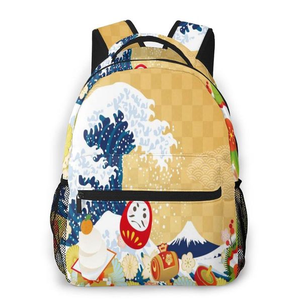 

backpack mountaineering japanese year pattern shoulder bags backpacks