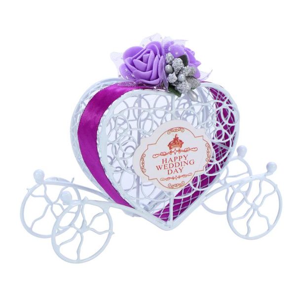 

gift wrap creative candy box chocolate for christmas wedding birthday (purple)