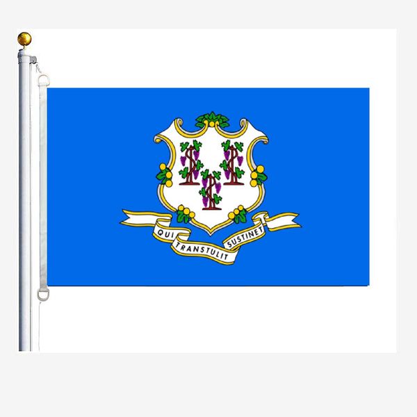 

connecticut flags 90 x 150 cm, 100 % polyester, digitaldruck